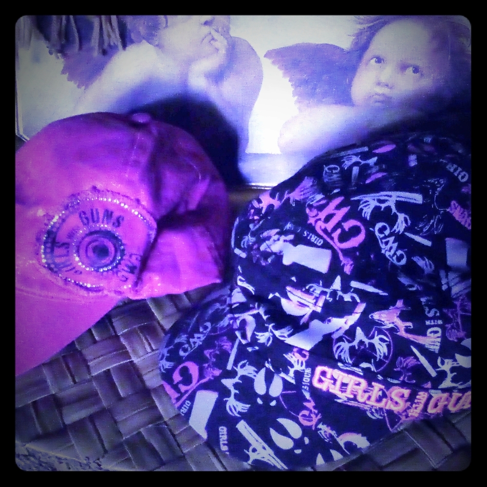 Girls with Guns, hats, bundle x2